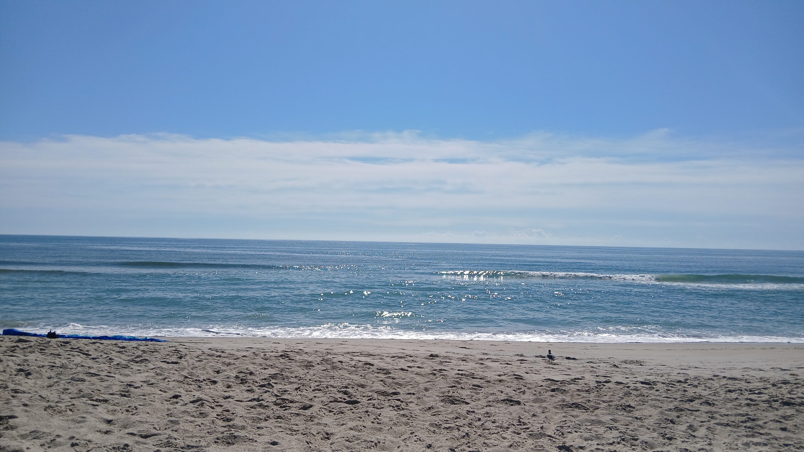 Beautiful sunny day at wrightsville beach