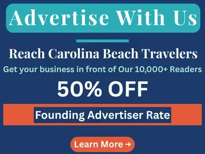 aDVERTISE WITH EXPLORE CAROLINA BEACHES LABEL