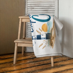 Ultra-Soft Explore Carolina Beaches Beach Towel
