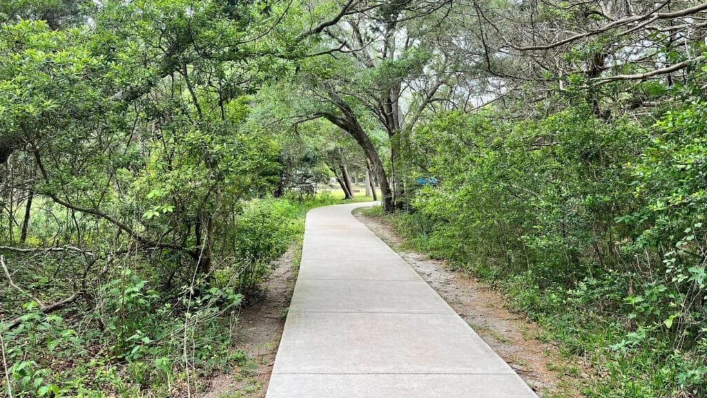 a path running through Huntington Beach State Park, SC