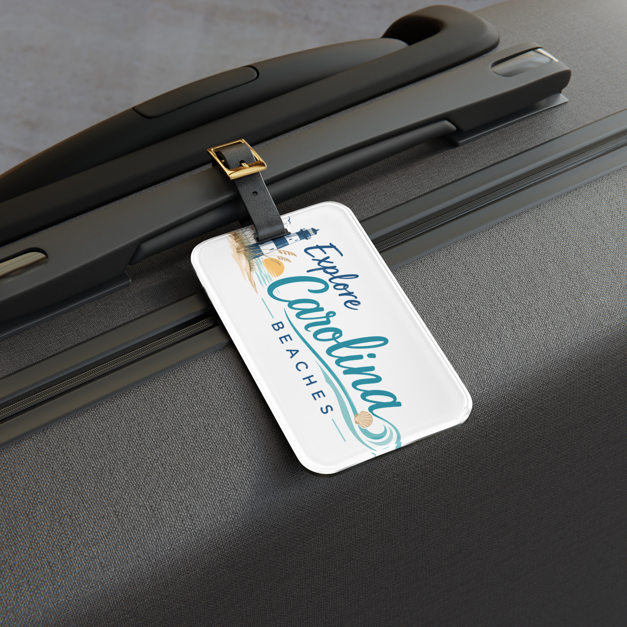 Unique Carolina Beaches Luggage Tag