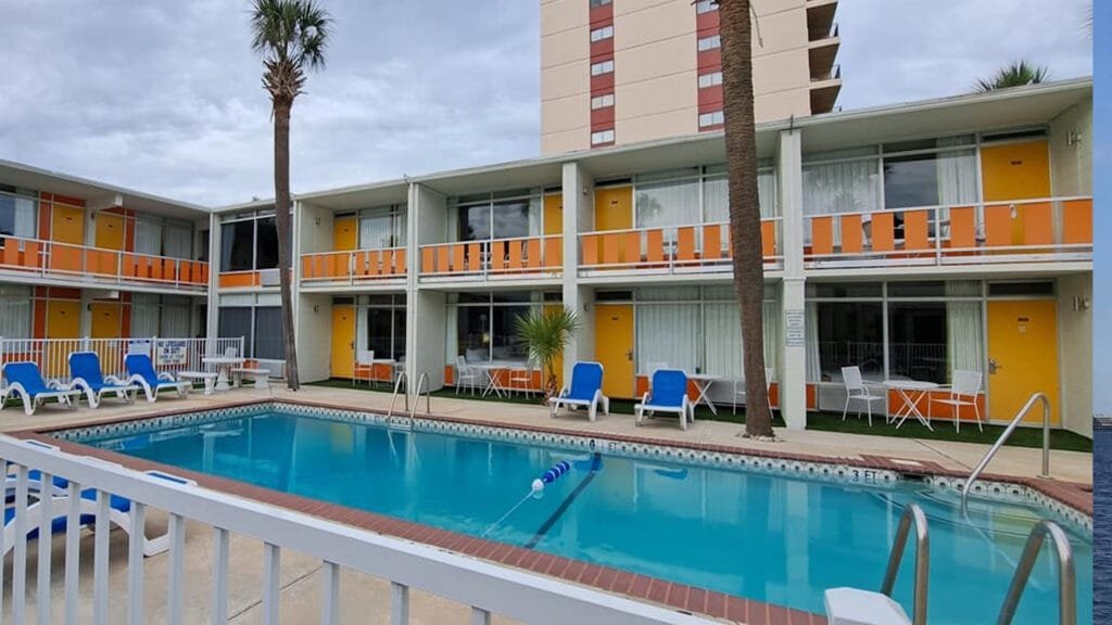 view of a motel on the grand strand of myrtle beach sc