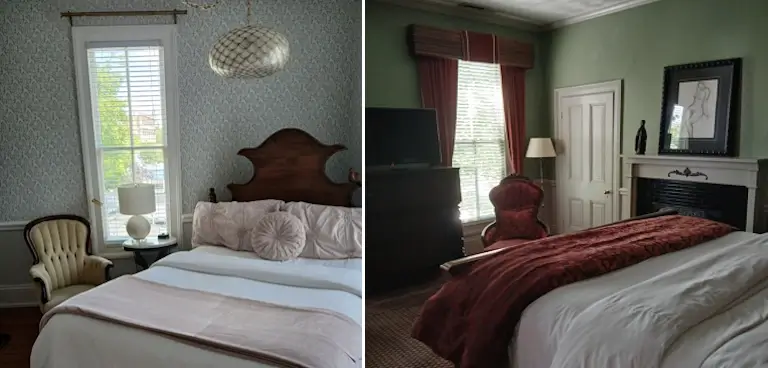 rooms at the aerie b and b in new bern