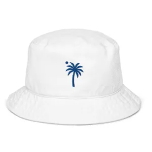 palm tree bucket beach hat